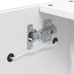 Armoire de salle de bain à miroir avec LED blanc 45x13x52 cm – Image 7