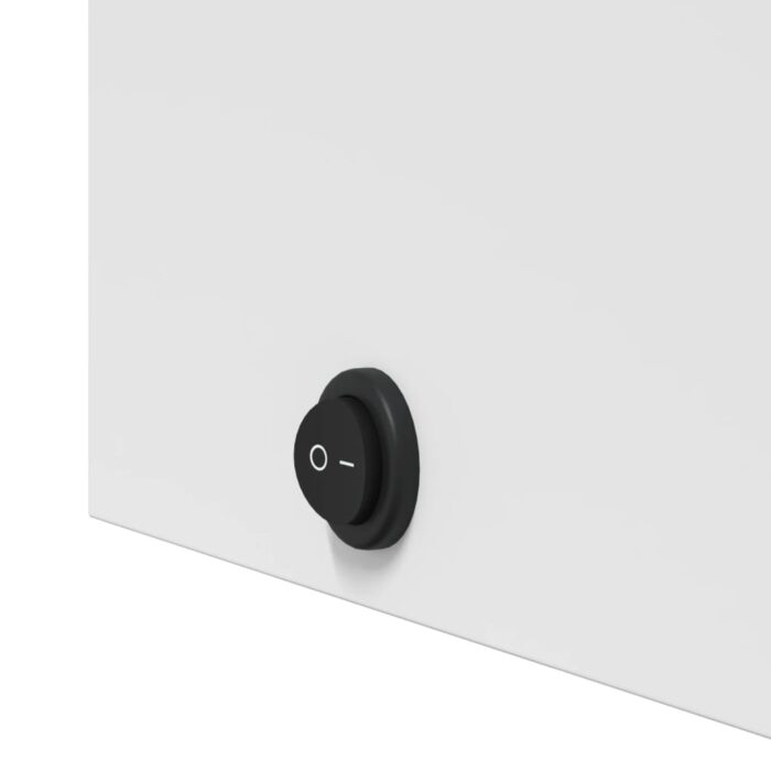 Armoire de salle de bain à miroir avec LED blanc 45x13x52 cm – Image 8
