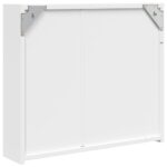 Armoire de salle de bain à miroir avec LED blanc 60x13x52 cm – Image 6
