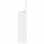 Armoire de bain à miroir avec LED arquée blanc 42x13x70 cm – Image 5