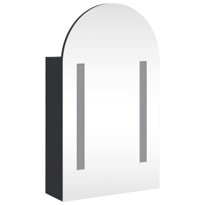 VXL8721012107106_g_en_hd_2.jpg Armoire de bain à miroir avec LED arquée noir 42x13x70 cm – Image 2