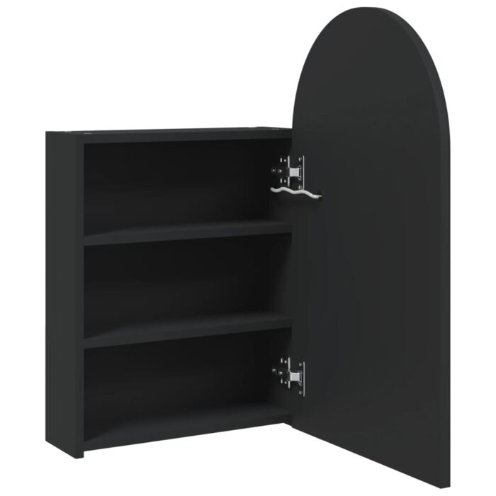 VXL8721012107106_g_en_hd_3.jpg Armoire de bain à miroir avec LED arquée noir 42x13x70 cm – Image 3