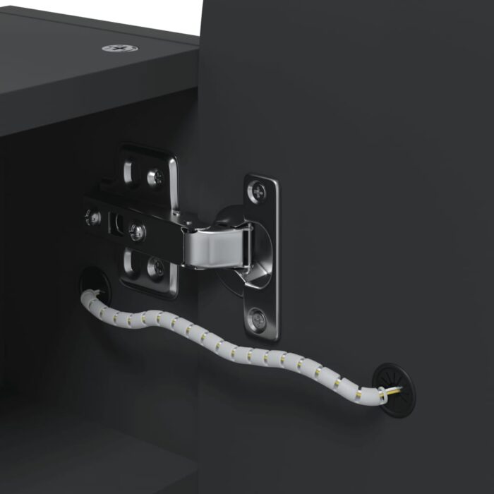 VXL8721012107106_g_en_hd_8.jpg Armoire de bain à miroir avec LED arquée noir 42x13x70 cm – Image 8