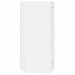 Armoire de bain à miroir d'angle blanc 30x24x60 cm – Image 4