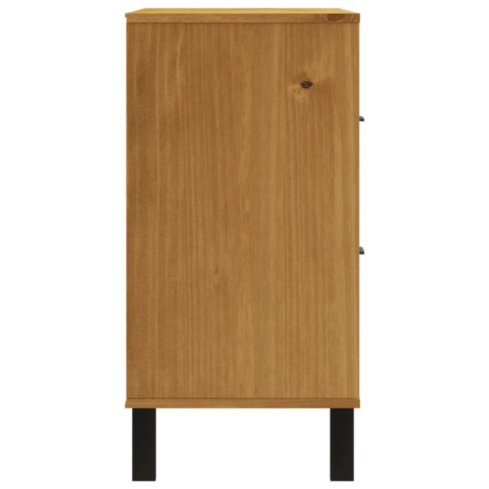 Commode FLAM 80x40x80 cm bois de pin massif – Image 4