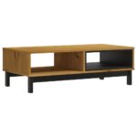 Table basse FLAM 100x50x32,5 cm bois de pin massif – Image 4