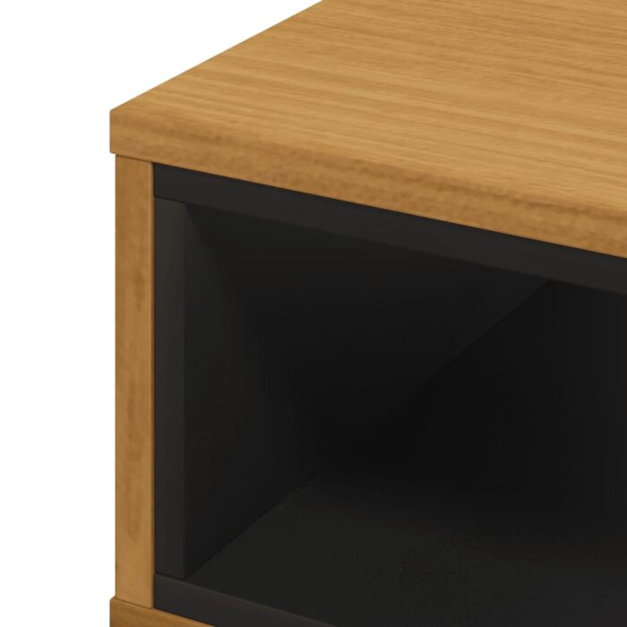 Table basse FLAM 100x50x32,5 cm bois de pin massif – Image 5