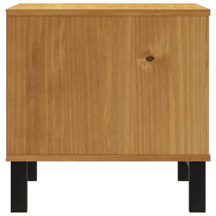 Table d'appoint FLAM 50x50x50 cm bois de pin massif – Image 4