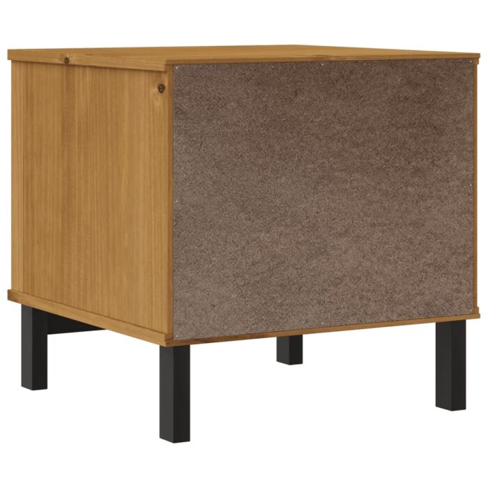 Table d'appoint FLAM 50x50x50 cm bois de pin massif – Image 5