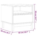 Table d'appoint FLAM 50x50x50 cm bois de pin massif – Image 8