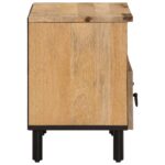 Meuble TV 70x33x46 cm Bois massif de manguier – Image 4