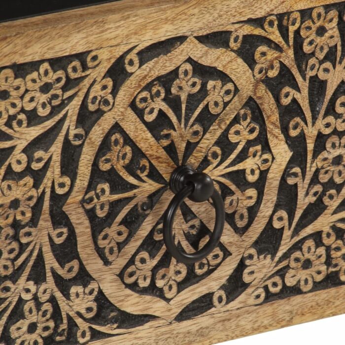 Meuble TV 70x33x46 cm Bois massif de manguier – Image 7