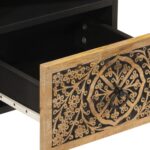 Meuble TV 70x33x46 cm Bois massif de manguier – Image 8