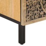 Meuble TV 70x33x46 cm Bois massif de manguier – Image 9