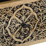 Table de chevet 40x33x46 cm Bois de manguier solide – Image 7