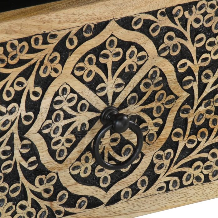 Table de chevet 40x33x46 cm Bois de manguier solide – Image 7