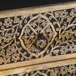 Table de chevet 50x33x60 cm bois de manguier massif – Image 7