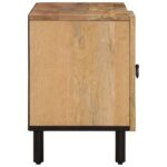 Meuble TV 80x31x46 cm bois massif de manguier – Image 4