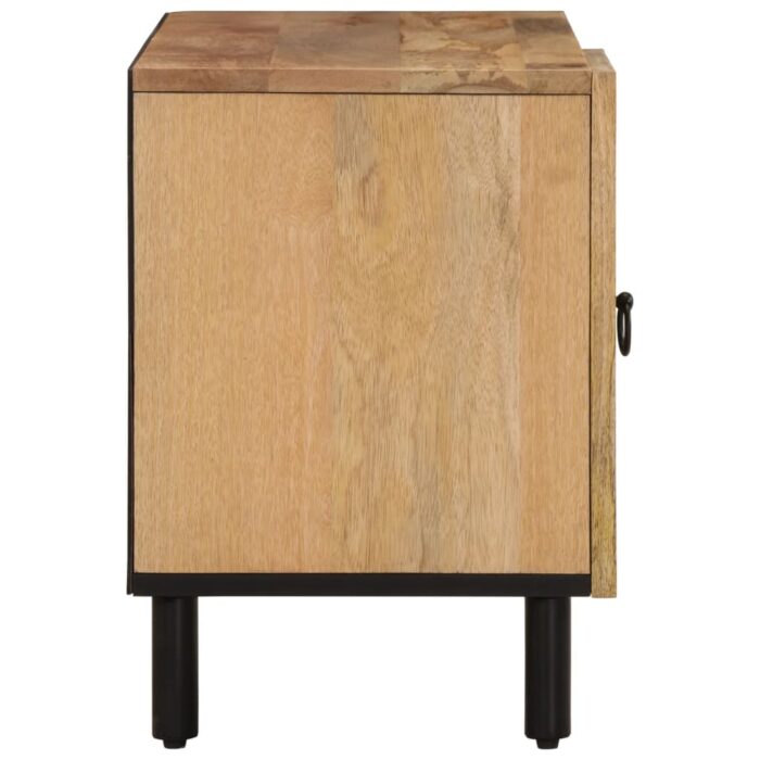 Meuble TV 80x31x46 cm bois massif de manguier – Image 4