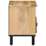 Meuble TV 80x33x46 cm bois massif de manguier – Image 4