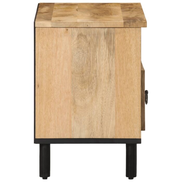 Meuble TV 80x33x46 cm bois massif de manguier – Image 4