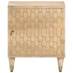 Table de chevet 40x33x46 cm Bois de manguier solide – Image 2