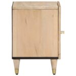 Table de chevet 40x33x46 cm Bois de manguier solide – Image 3