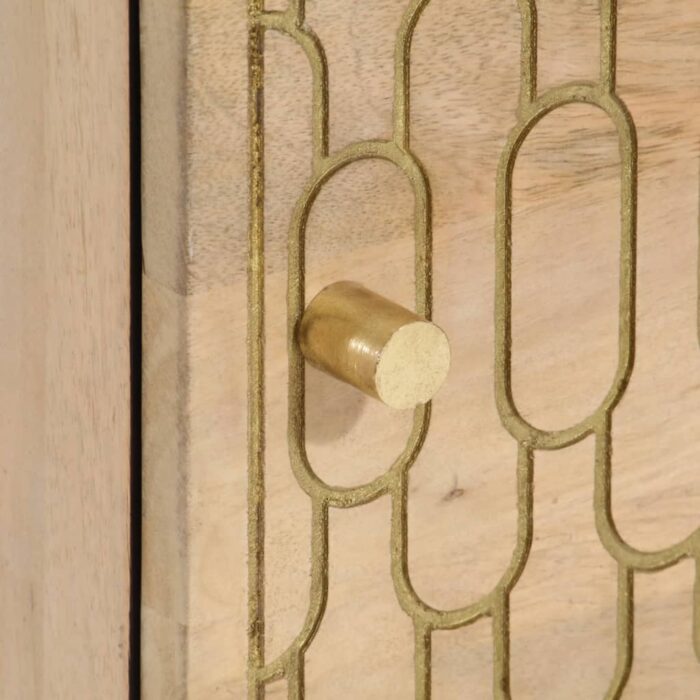 Table de chevet 40x33x46 cm Bois de manguier solide – Image 7