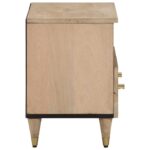 Meuble TV 70x33x46 cm Bois massif de manguier – Image 3