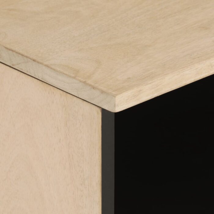 Meuble TV 70x33x46 cm Bois massif de manguier – Image 5