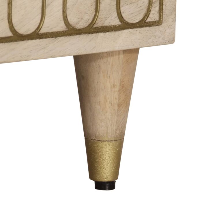 Meuble TV 70x33x46 cm Bois massif de manguier – Image 8