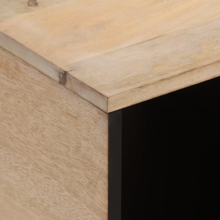 Table basse 80x50x40 cm bois de manguier massif – Image 6