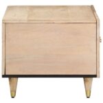 Table basse 80x50x40 cm bois de manguier massif – Image 3