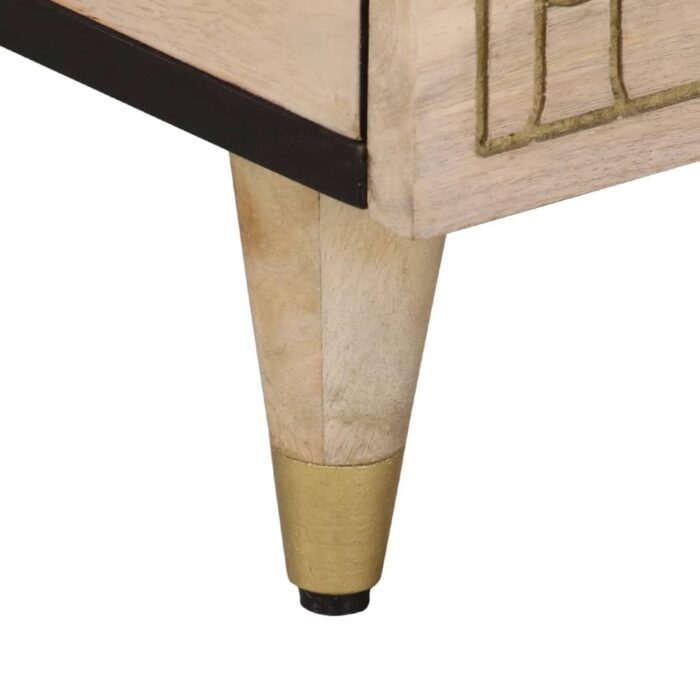 Table basse 80x50x40 cm bois de manguier massif – Image 7