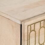 Table de chevet 50x33x60 cm bois de manguier massif – Image 5