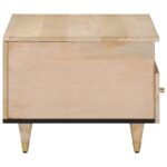 Table basse 80x54x40 cm bois de manguier massif – Image 3