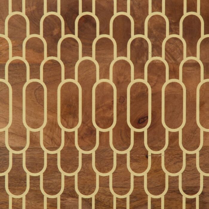 Meuble TV 70x33x46 cm Bois massif de manguier – Image 9