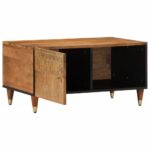 Table basse 80x50x40 cm bois de manguier massif – Image 2