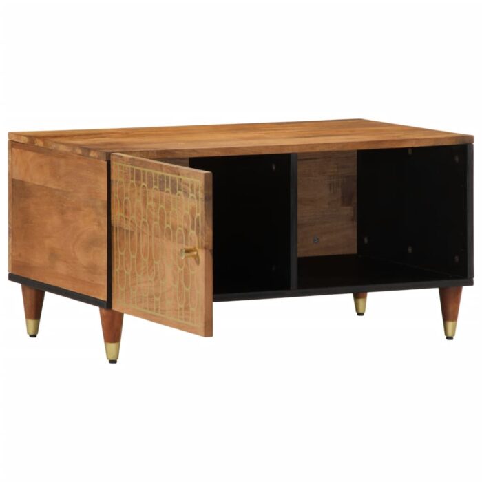 Table basse 80x50x40 cm bois de manguier massif – Image 2