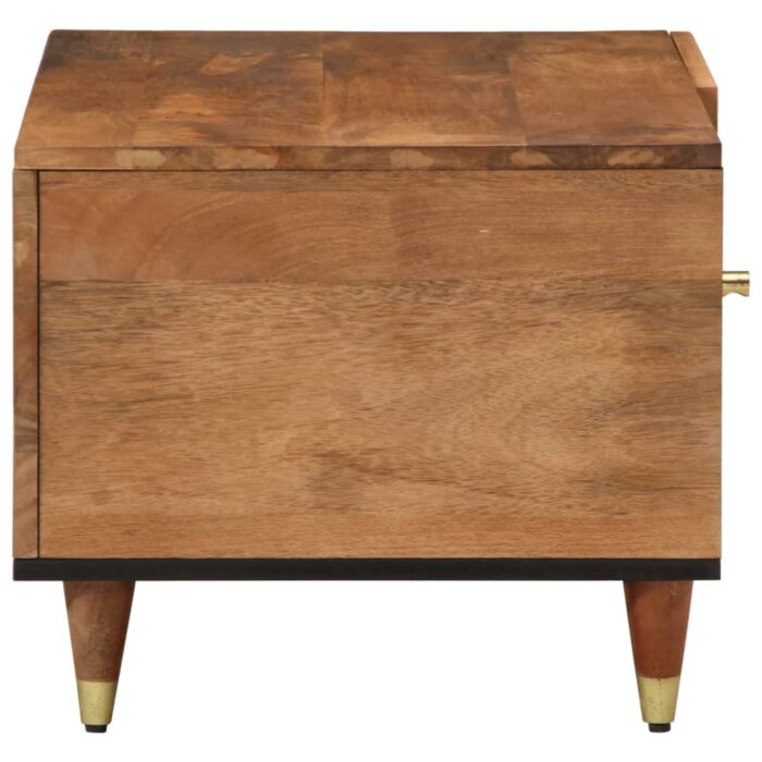 Table basse 80x50x40 cm bois de manguier massif – Image 3