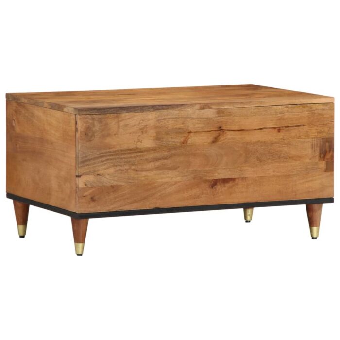 Table basse 80x50x40 cm bois de manguier massif – Image 4
