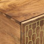 Table basse 80x50x40 cm bois de manguier massif – Image 7