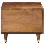 Table basse 80x50x40 cm bois de manguier massif – Image 3