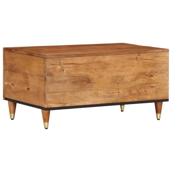 Table basse 80x50x40 cm bois de manguier massif – Image 4