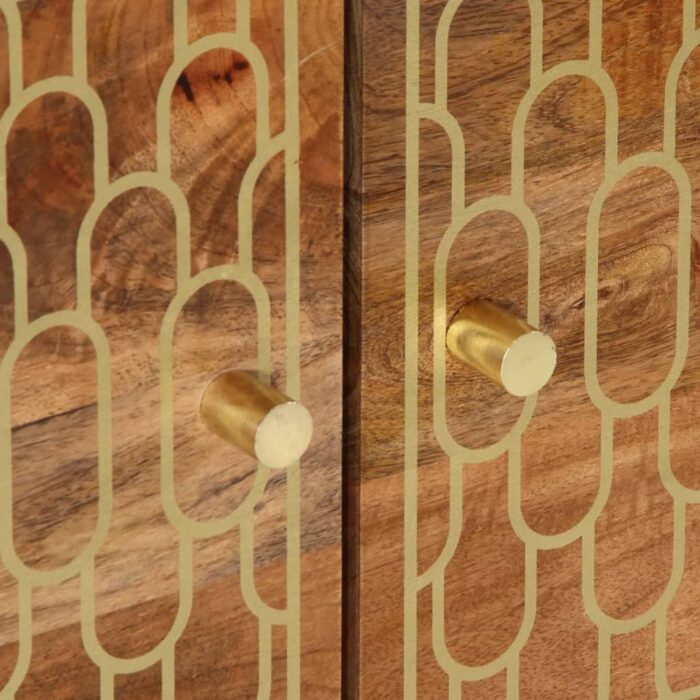 Table basse 80x50x40 cm bois de manguier massif – Image 7