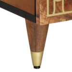 Table basse 80x50x40 cm bois de manguier massif – Image 8