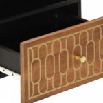Tables de chevet 2 pcs 40x33x46 cm Bois de manguier solide – Image 8