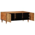 Table basse 100x54x40 cm bois de manguier massif – Image 2