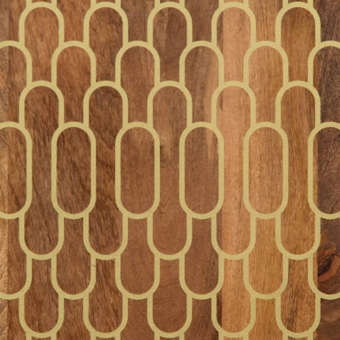 Table basse 100x54x40 cm bois de manguier massif – Image 9