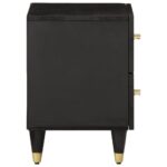 Tables de chevet 2 pcs 40x33x46 cm Bois de manguier solide – Image 4